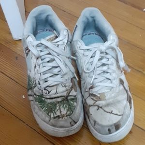 Nike Air Force White Realtree